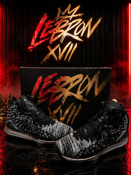 ???NIKE LEBRON 17 THE ARENA SIZE 11 SKU# BQ3177-002 BRAND NEW READY TO SHIP! main image 9